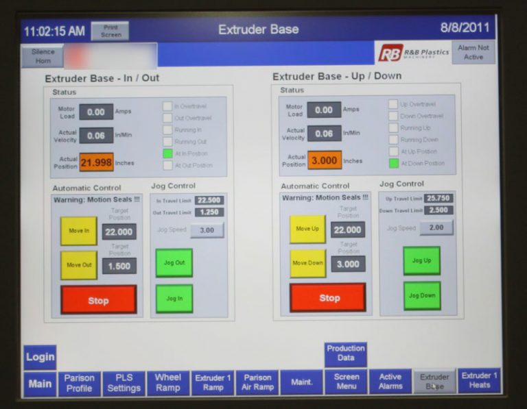 Extruder Controls MAX Extruder Controls Systems – R&B Plastics Machinery